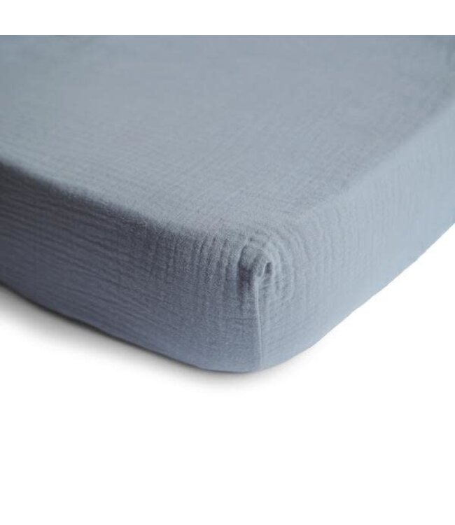 Mushie Mushie Crib Sheet Tradewinds - Hoeslaken - Medium (60 x 20 x 120 cm)