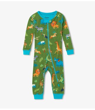 Safari Adventure Pyjama Onesie zonder voet - Organic Cotton