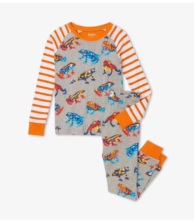 Leaping Frogs tweedelige pyjama - Organic Cotton