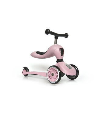 Scoot and ride Step en loopwagen in één - Rose -  Scoot and ride Highwaykick 1