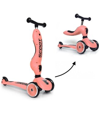 Scoot and ride Step en loopwagen in één - Peach -  Scoot and ride Highwaykick 1