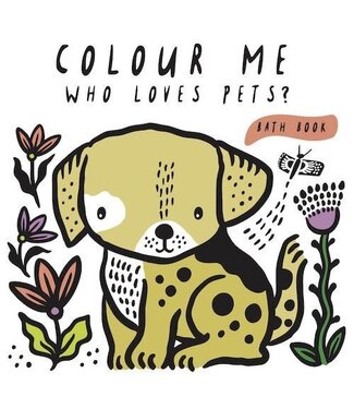 Wee Gallery Bath Book Color me Pets
