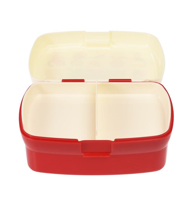 Lunchbox met uitneembaar blad met vakjes Colourful Creatures