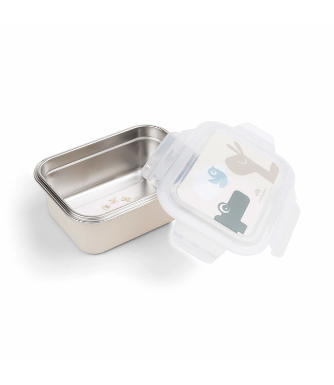 Done by Deer Metal Lunchbox Lalee/Croco Sand