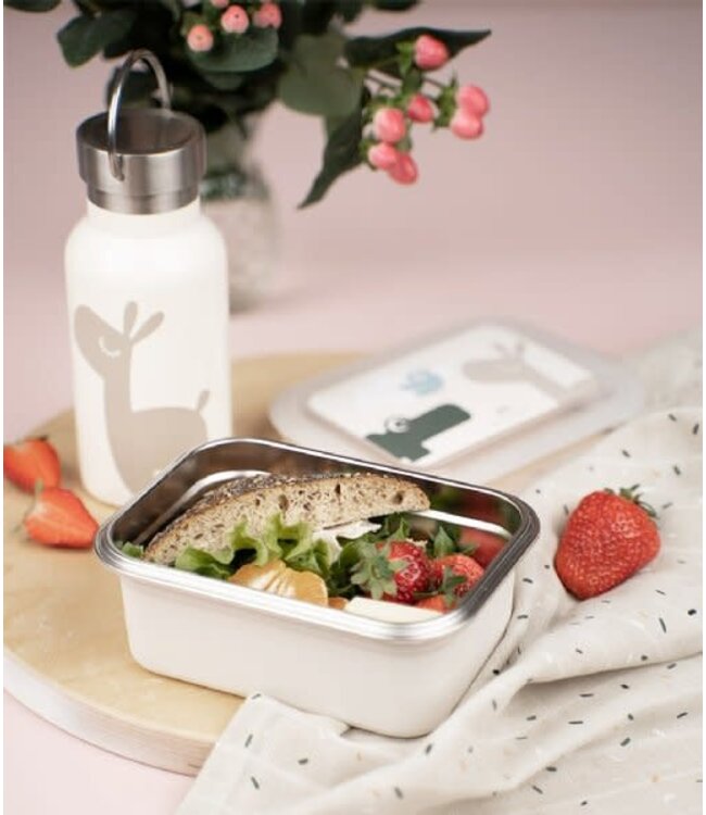Done by Deer Metal Lunchbox Lalee/Croco Sand