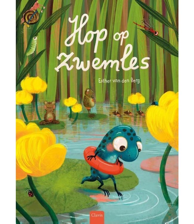 Hop op zwemles. Esther van den Berg