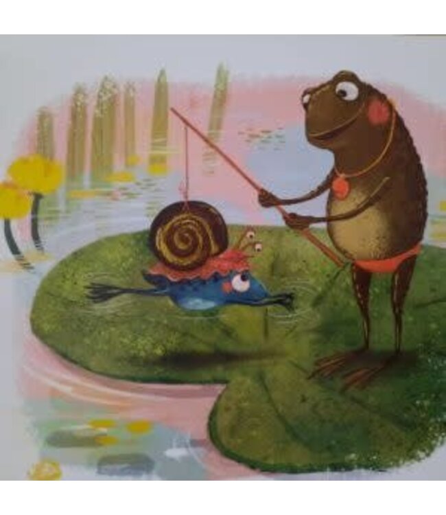 Hop op zwemles. Esther van den Berg