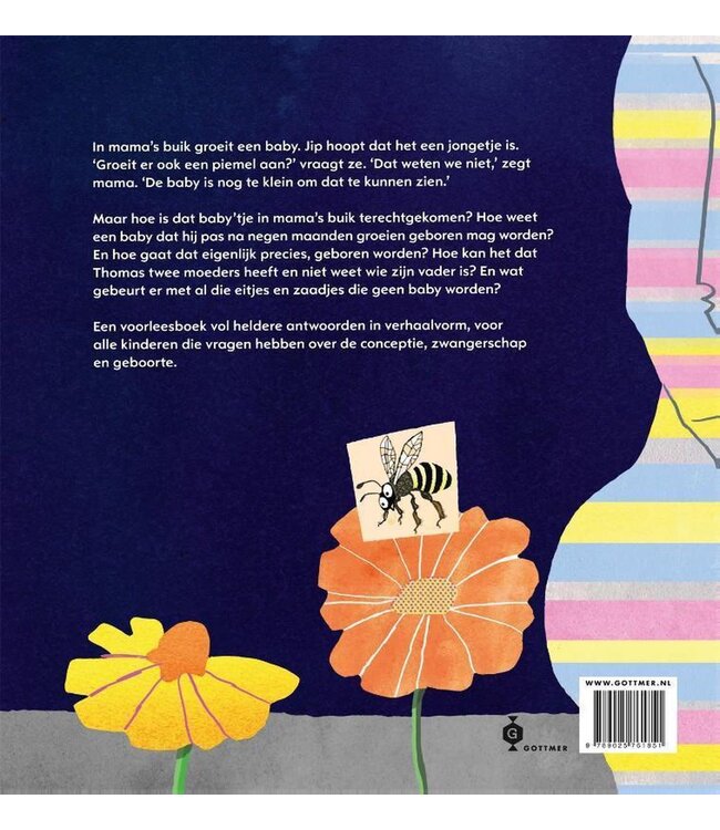 Baby'tje in mama's buik. Bette Westera