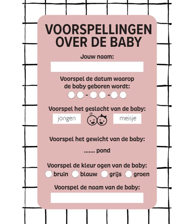 Babyshower vieren - Boekbox