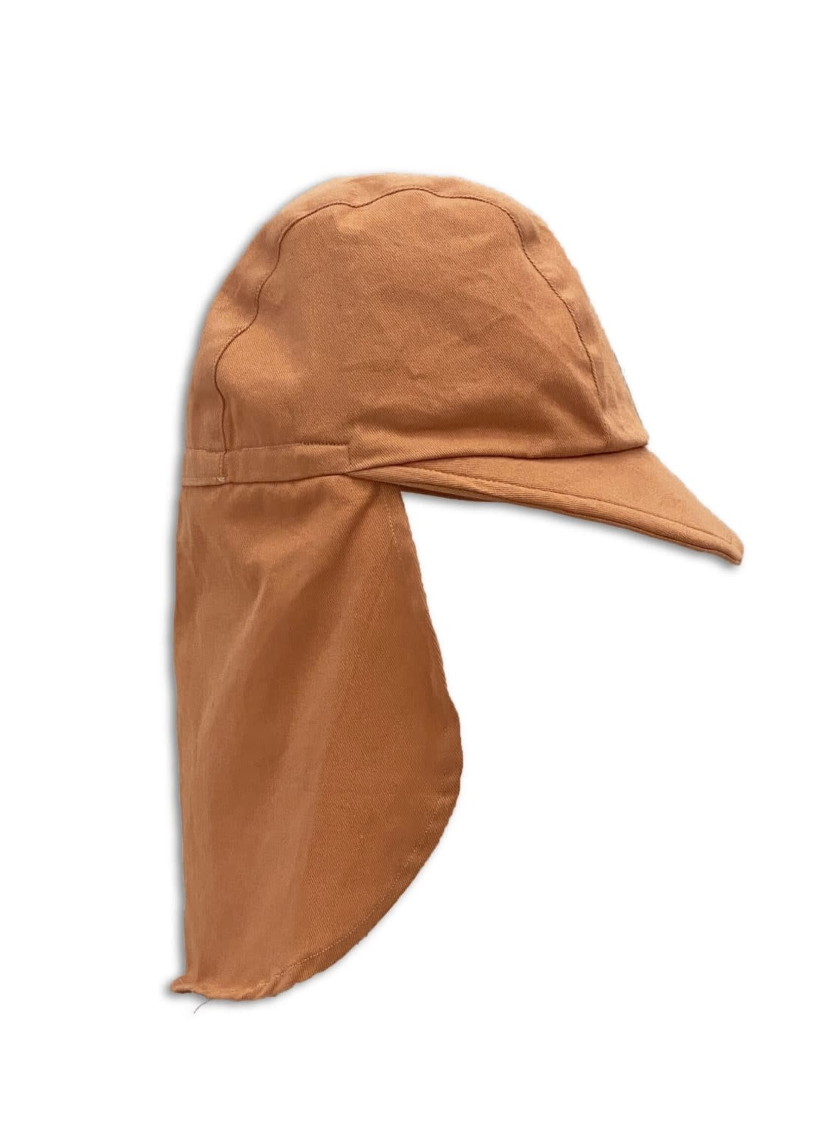 Filibabba Filibabba Zonnehoed met Flap One Size- Sandy
