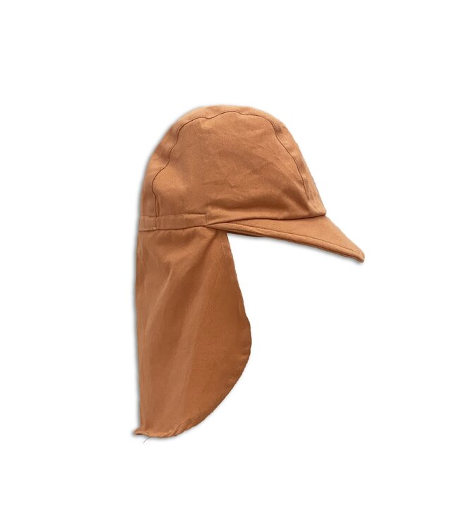 Filibabba Filibabba Zonnehoed met Flap One Size- Sandy