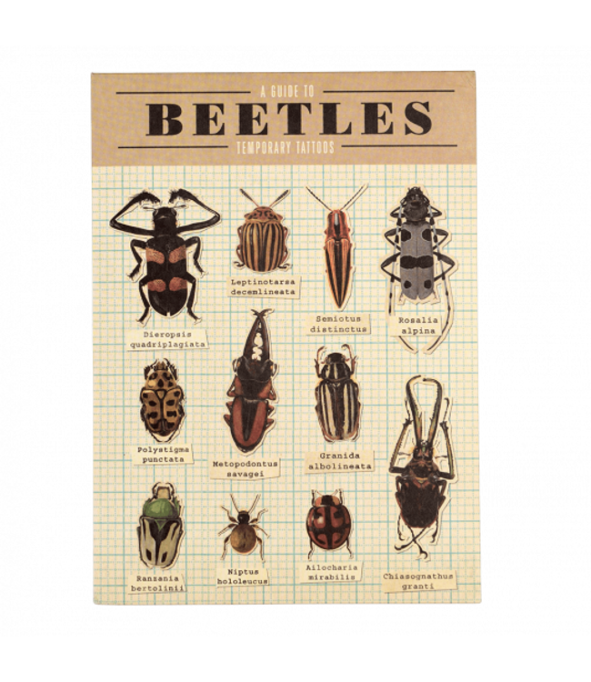 Rex London Temporary Tattoos Beetles