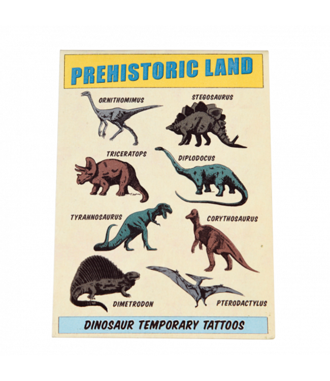 Rex London Temporary Tattoos Prehistoric Land