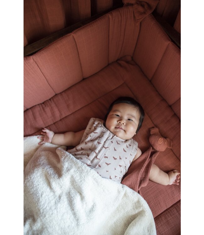 Trixie Trixie zomerslaapzak Organic Hydrofiel 70 cm [2-9 mnd - TOG 0.8] Babbling Birds