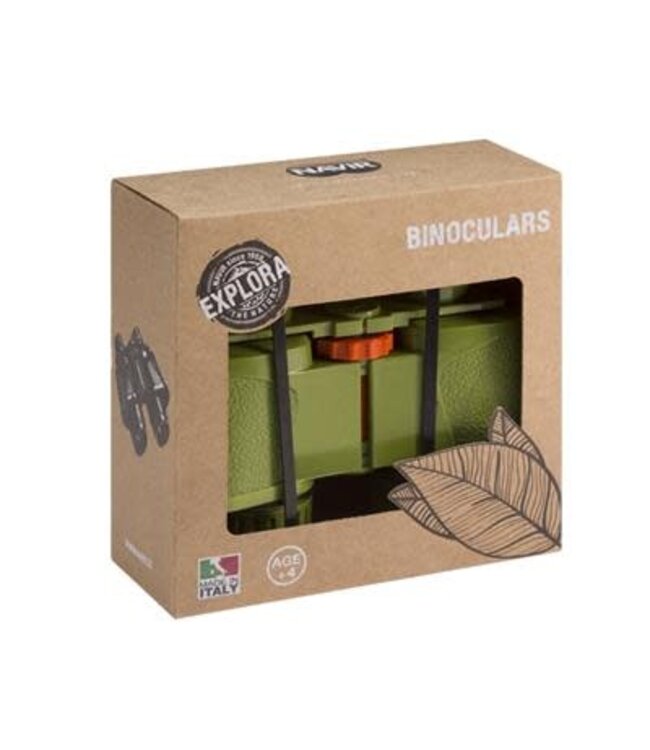 Verrekijker (vergroting 4x) met Lenskapjes - Gerecycled Plastic