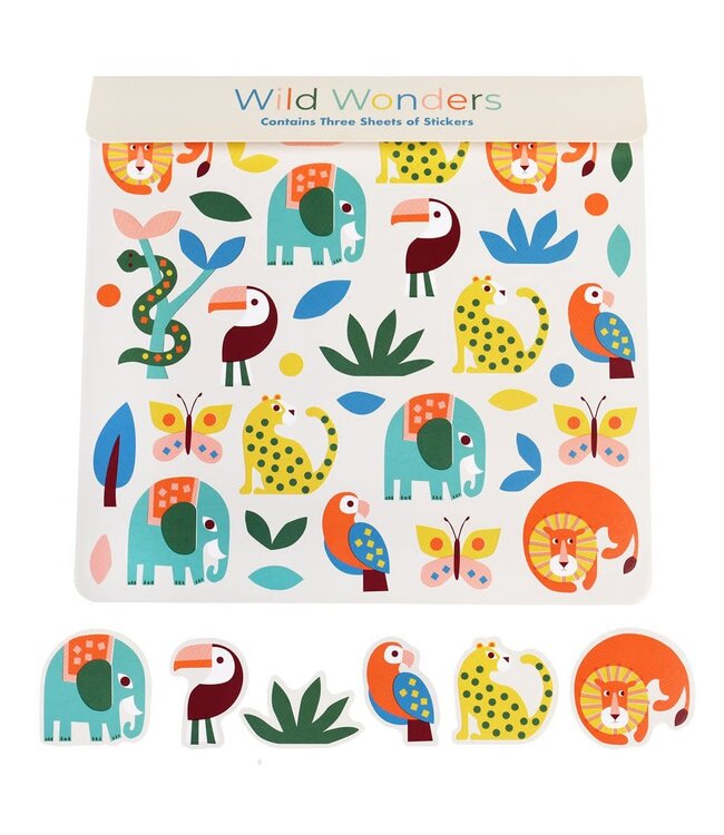 Stickers Wild Wonders - 3 Velletjes