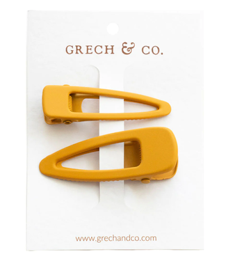 Matte Clips Set of 2 Golden