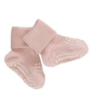 Go baby go Bamboe Sokken met anti-slip Soft Pink