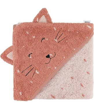 Trixie Badcape Biologisch katoen 75 x 75 cm Mrs Cat