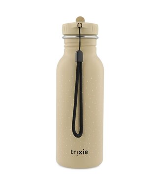 Trixie RVS Drinkfles met rietjes dop 500 ml Mr Dog