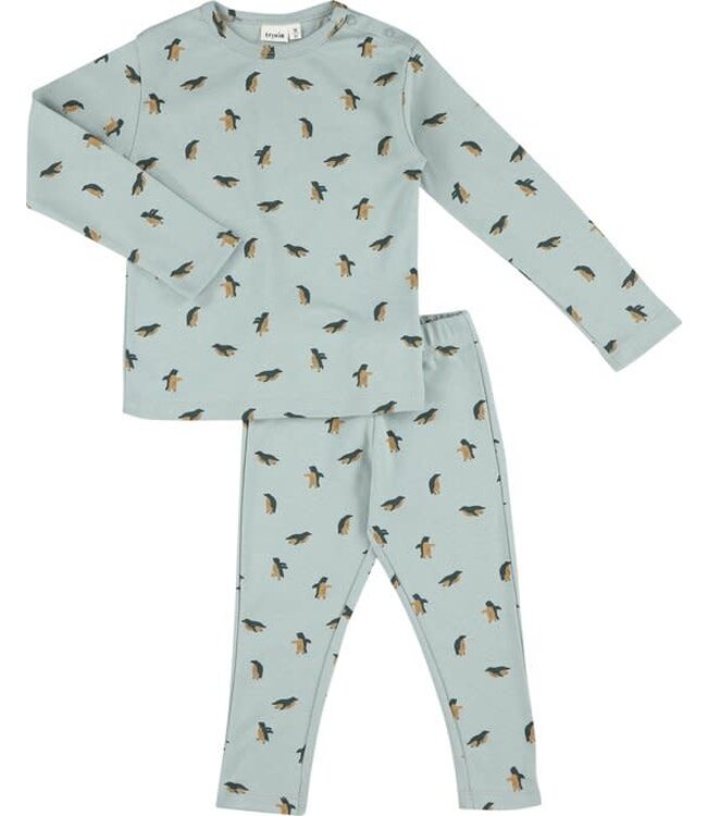 Trixie Twee- delige pyjama - Organic Cotton Peppy Penguins
