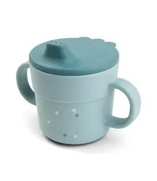 Done by Deer Foodie spout cup - Happy Dots Blue