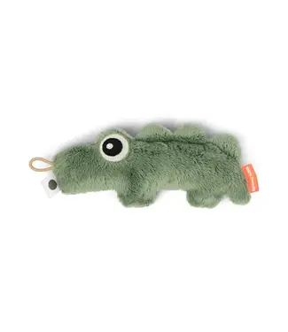 Done by Deer Tiny sensory rattle - Croco Green