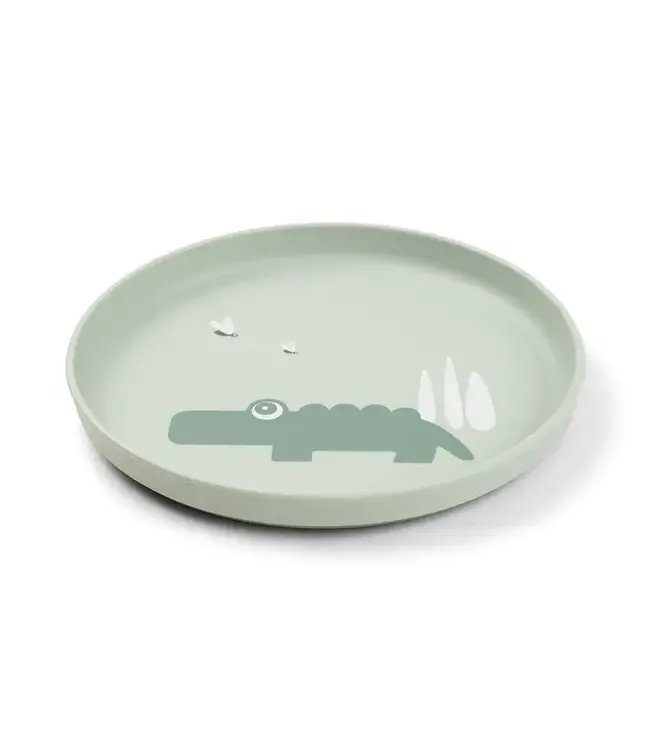 Done by Deer Foodie plate - Croco Green