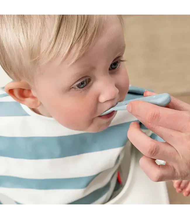 Done by Deer Foodie cutlery set - Happy Dots Blue