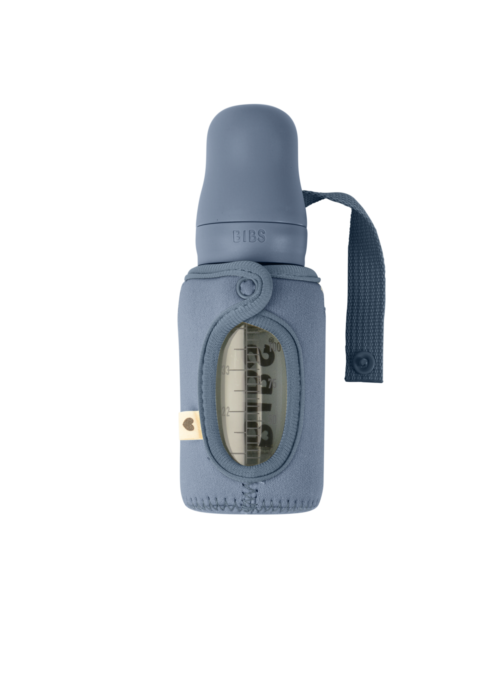 Bibs Baby Bottle Sleeve voor Bibs glazen fles  Small - Petrol