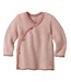 Disana Overslag vest GOTS Gebreide Wol Rose - Natural