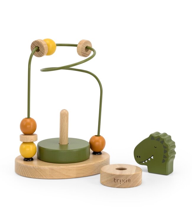 Trixie Houten Kralenspiraal (Duurzaam FSC Hout) - Mr. Dino