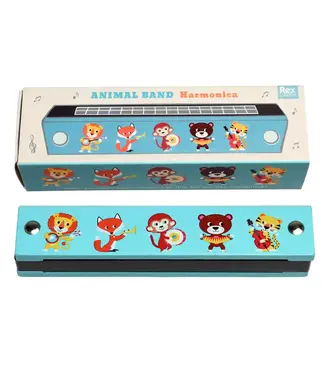 Houten Mondharmonica Animal Band