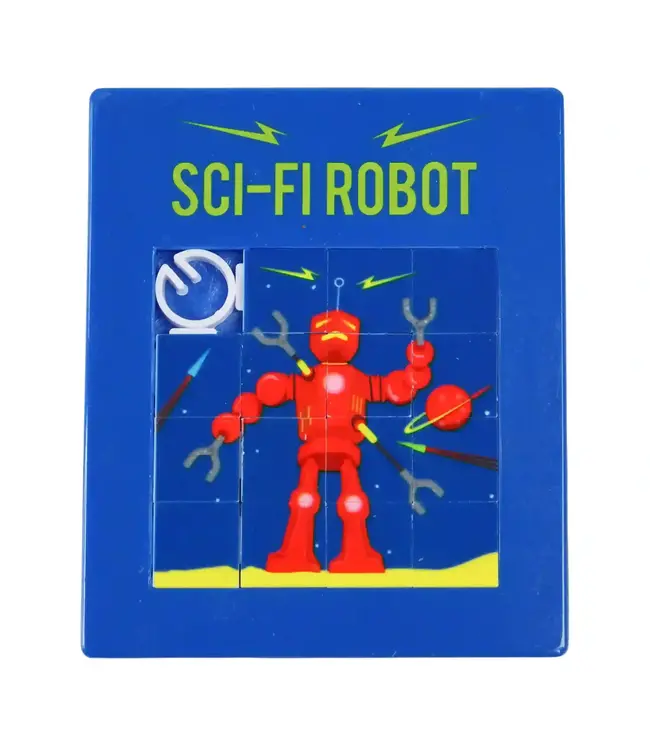 Schuifpuzzel Sci-fi Robot