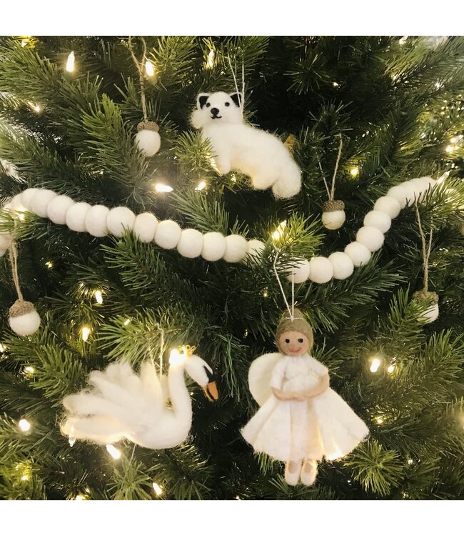 Felt so good Kersthanger Christmas angel - Fairtrade vilt