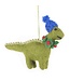 Felt so good Kersthanger Cosy Dinosaur - Handmade & Biodegradable
