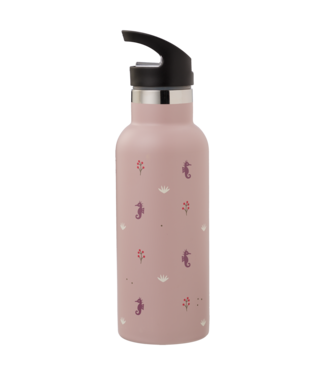 Fresk Fresk Nordic Thermosfles met twee doppen Seahorse, 500 ml dubbelwandig roestvrij staal