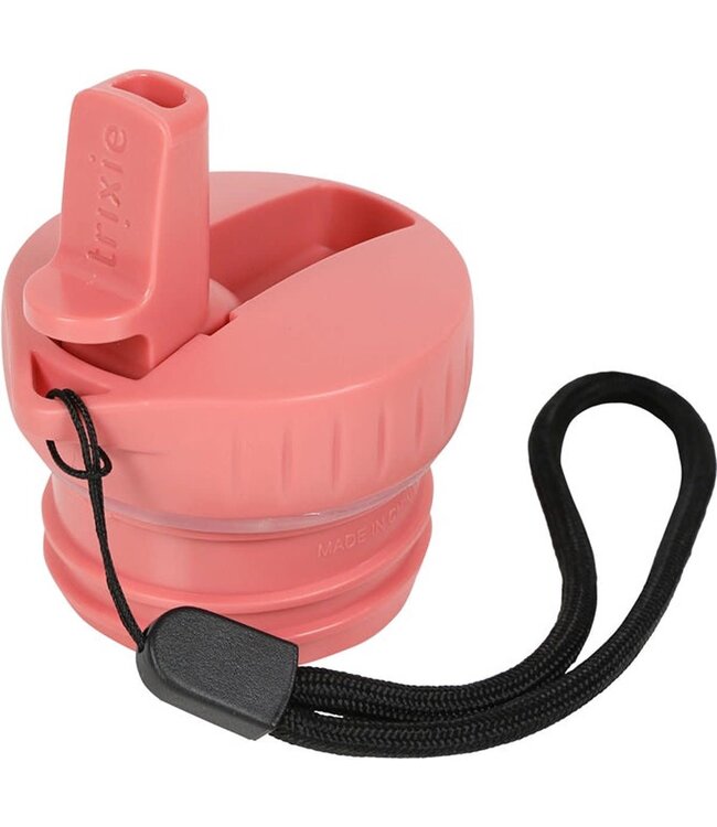 Trixie RVS Drinkfles met rietjes dop 350 ml Mrs Unicorn