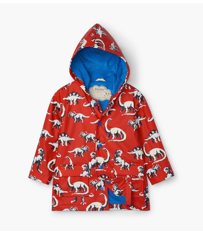 Hatley Baby Regenjas Painted Dinos - Colour Changing