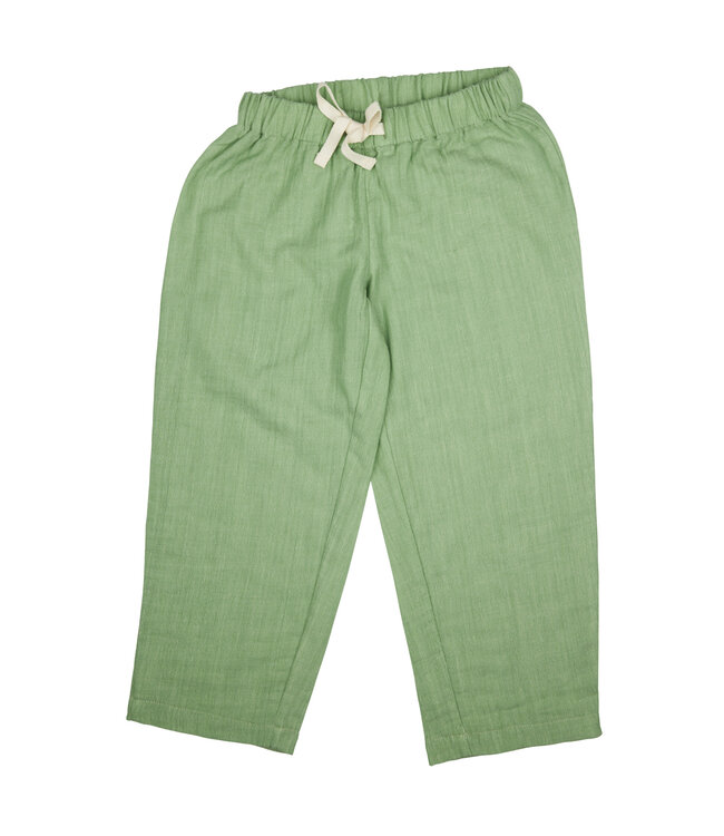 Pigeon Loose summer pants GOTS Hydrofielstof Green