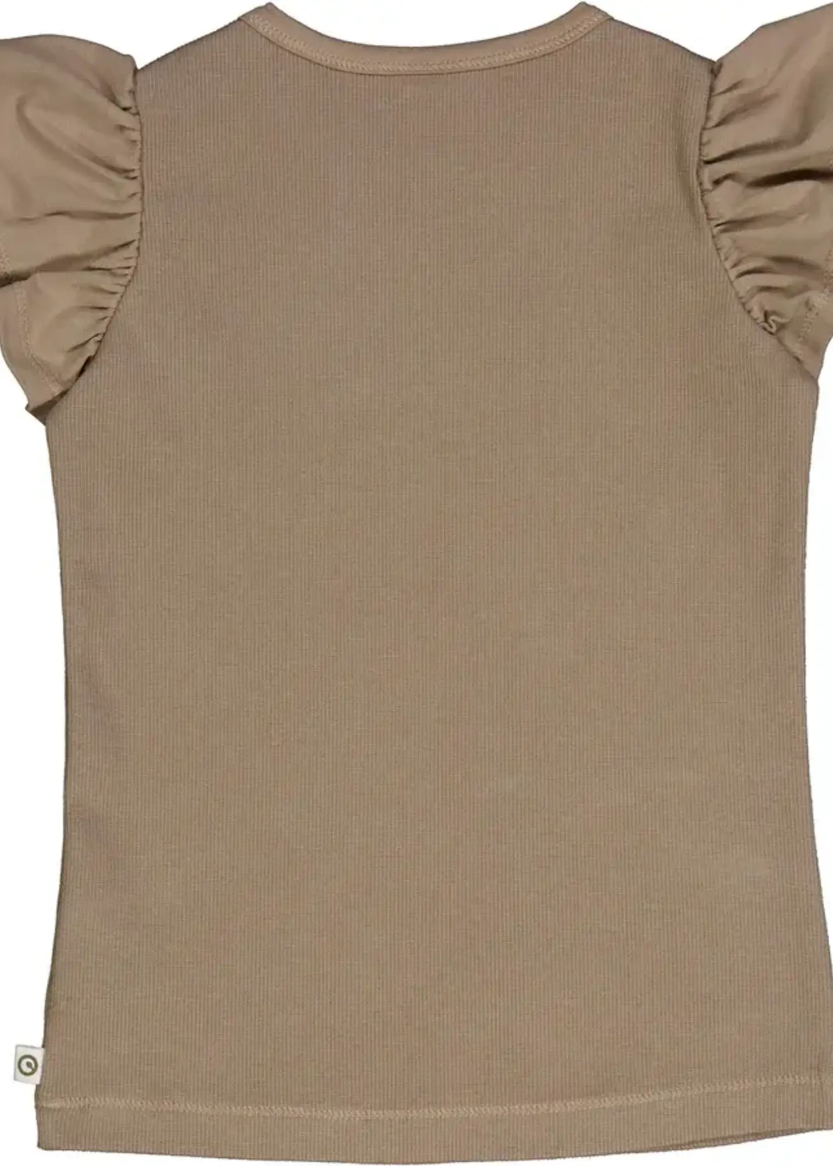 Muesli Kids Cozy T-Shirt kids GOTS rib katoen Cashew