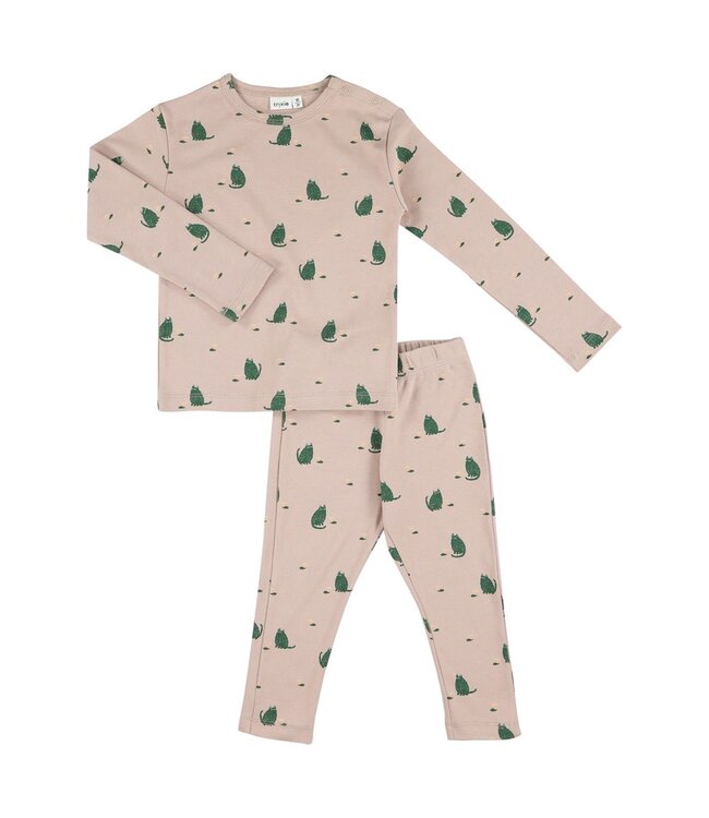 Trixie Twee- delige pyjama - Organic Cotton Cuddly Cat