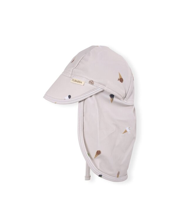 UV 50+ zwemhoedje met flap Rainbow Reef