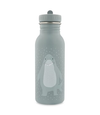 Trixie RVS Drinkfles met rietjes dop 500 ml Mr Shark