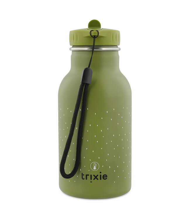 Trixie RVS Thermosfles met rietjes dop 350 ml Mr Dino