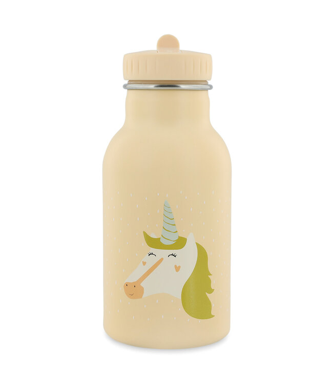 Trixie RVS Thermosfles met rietjes dop 350 ml Mrs Unicorn