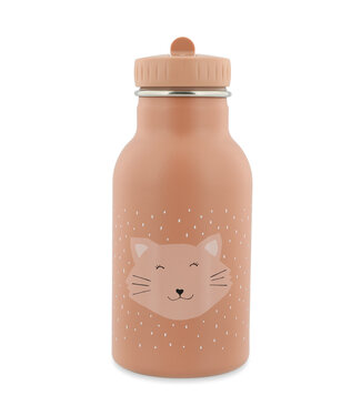 Trixie RVS Thermosfles met rietjes dop 350 ml Mrs Cat