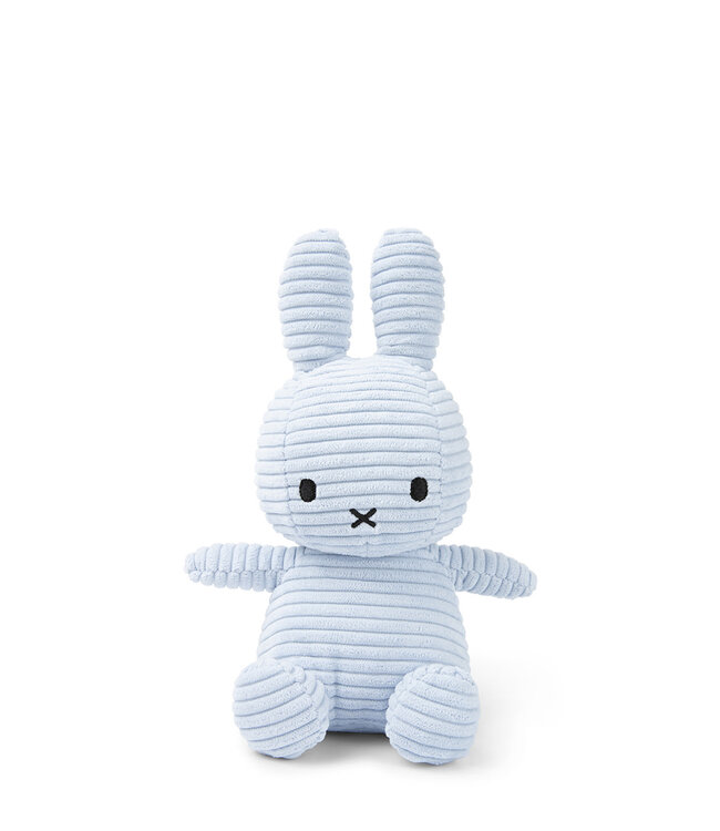 Nijntje Nijntje knuffel ECO Corduroy Ice Blue - 23 cm