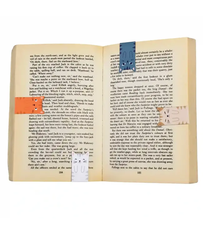 Magnetische boekenlegger Cats
