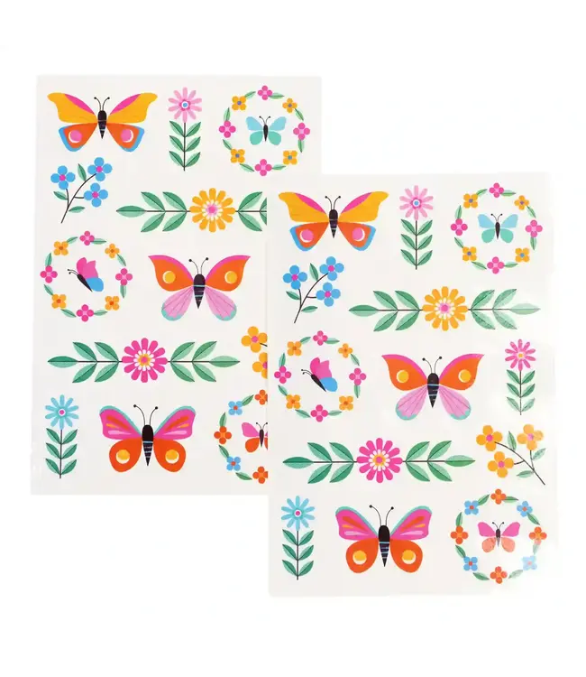Rex London Temporary Tattoos Floral Flutter